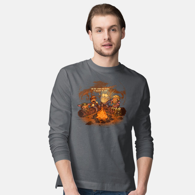 Cookie Monster Tales-Mens-Long Sleeved-Tee-TonyCenteno