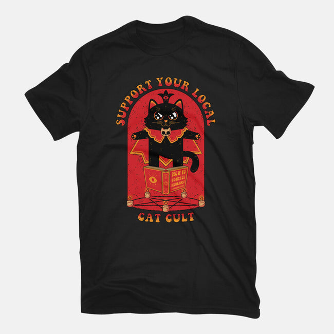 Support Your Local Cat Cult-Mens-Basic-Tee-danielmorris1993