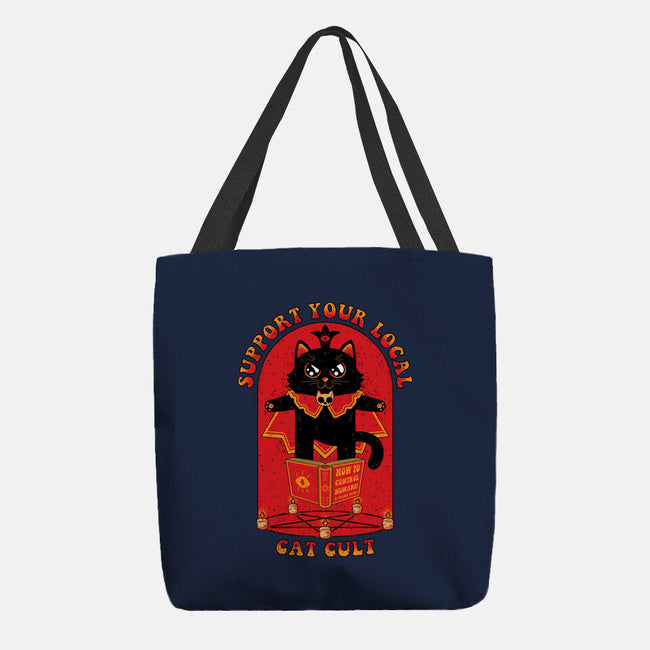 Support Your Local Cat Cult-None-Basic Tote-Bag-danielmorris1993