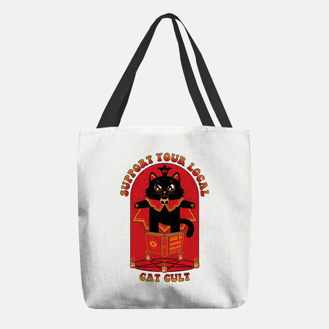 Support Your Local Cat Cult-None-Basic Tote-Bag-danielmorris1993