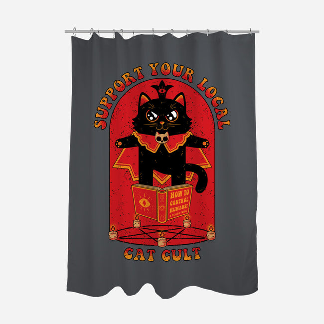 Support Your Local Cat Cult-None-Polyester-Shower Curtain-danielmorris1993