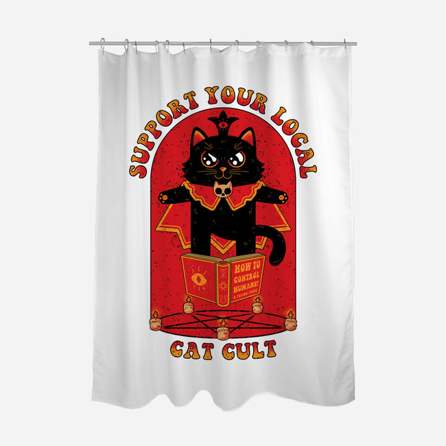 Support Your Local Cat Cult-None-Polyester-Shower Curtain-danielmorris1993