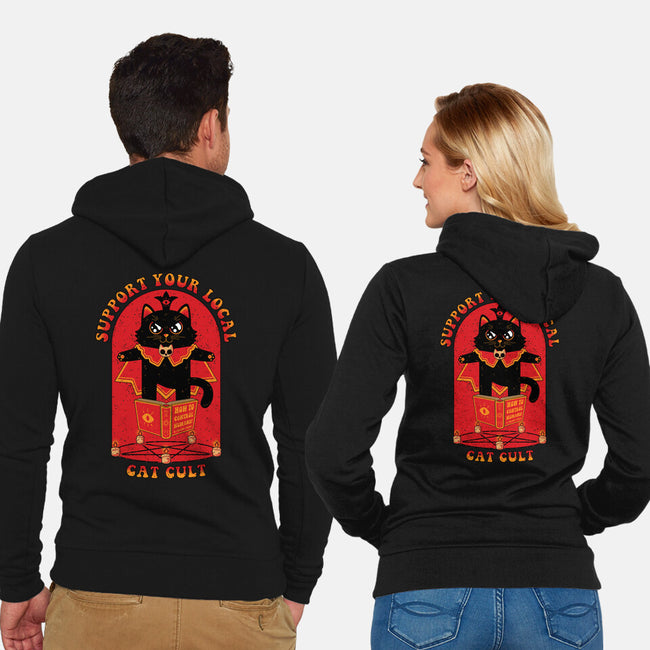 Support Your Local Cat Cult-Unisex-Zip-Up-Sweatshirt-danielmorris1993