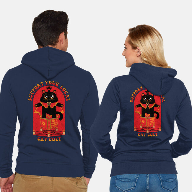 Support Your Local Cat Cult-Unisex-Zip-Up-Sweatshirt-danielmorris1993