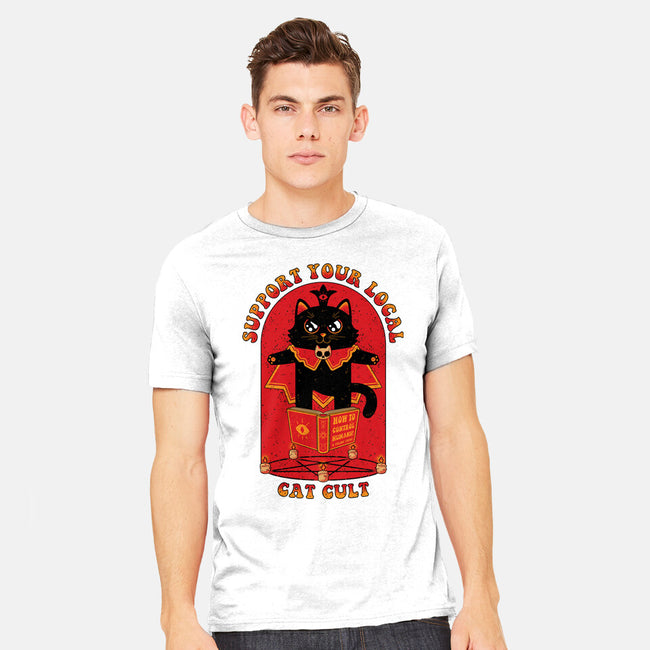 Support Your Local Cat Cult-Mens-Heavyweight-Tee-danielmorris1993