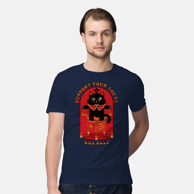 Support Your Local Cat Cult-Mens-Premium-Tee-danielmorris1993