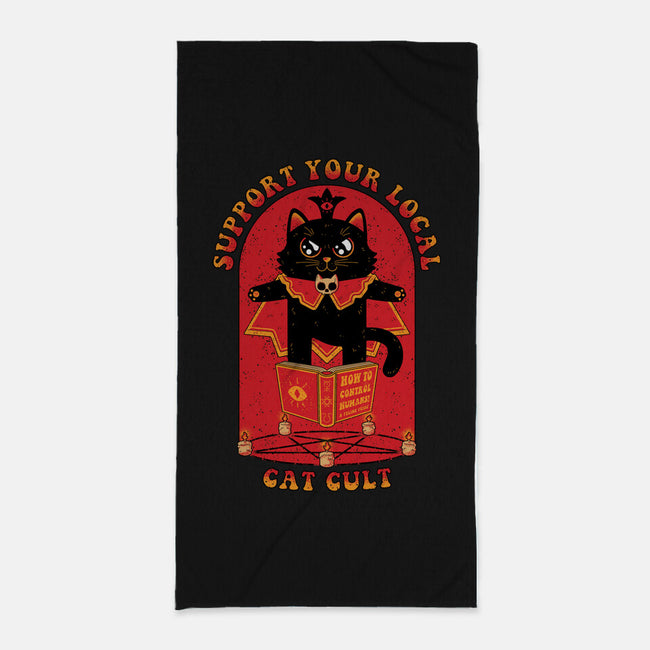 Support Your Local Cat Cult-None-Beach-Towel-danielmorris1993