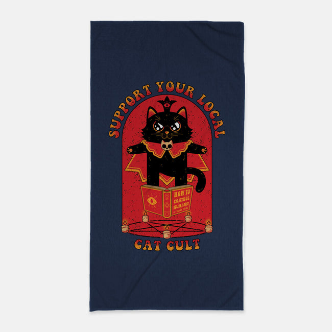 Support Your Local Cat Cult-None-Beach-Towel-danielmorris1993