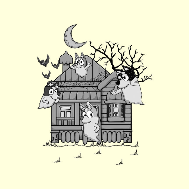 Bluey Haunted House-None-Fleece-Blanket-JamesQJO