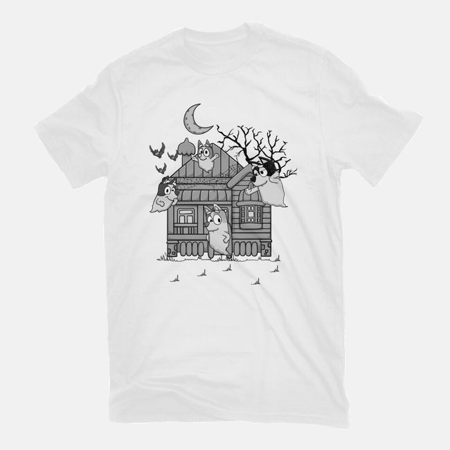 Bluey Haunted House-Youth-Basic-Tee-JamesQJO