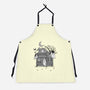 Bluey Haunted House-Unisex-Kitchen-Apron-JamesQJO