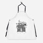 Bluey Haunted House-Unisex-Kitchen-Apron-JamesQJO