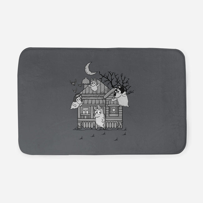 Bluey Haunted House-None-Memory Foam-Bath Mat-JamesQJO