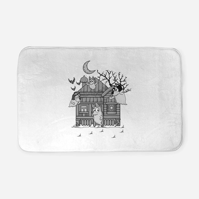 Bluey Haunted House-None-Memory Foam-Bath Mat-JamesQJO