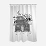 Bluey Haunted House-None-Polyester-Shower Curtain-JamesQJO