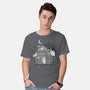 Bluey Haunted House-Mens-Basic-Tee-JamesQJO