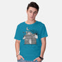 Bluey Haunted House-Mens-Basic-Tee-JamesQJO