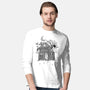 Bluey Haunted House-Mens-Long Sleeved-Tee-JamesQJO