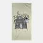 Bluey Haunted House-None-Beach-Towel-JamesQJO