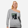 Force 101-Womens-Off Shoulder-Sweatshirt-pigboom