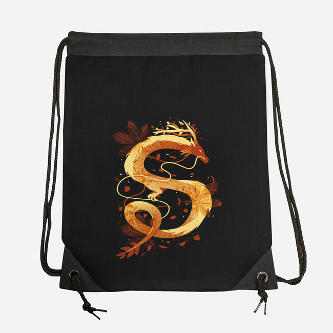 Autumn Dragon-None-Drawstring-Bag-IKILO