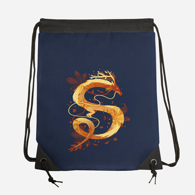 Autumn Dragon-None-Drawstring-Bag-IKILO