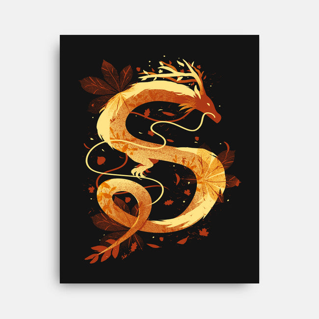 Autumn Dragon-None-Stretched-Canvas-IKILO