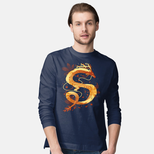 Autumn Dragon-Mens-Long Sleeved-Tee-IKILO