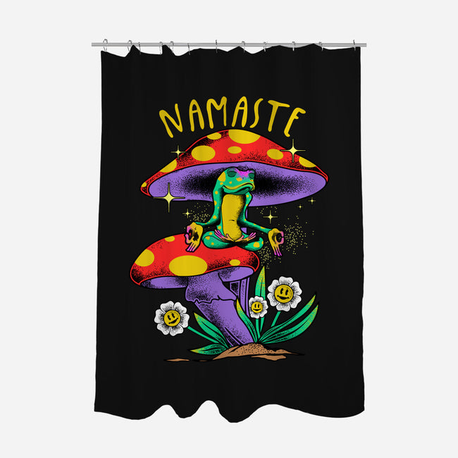 Namaste Meditation-None-Polyester-Shower Curtain-heydale