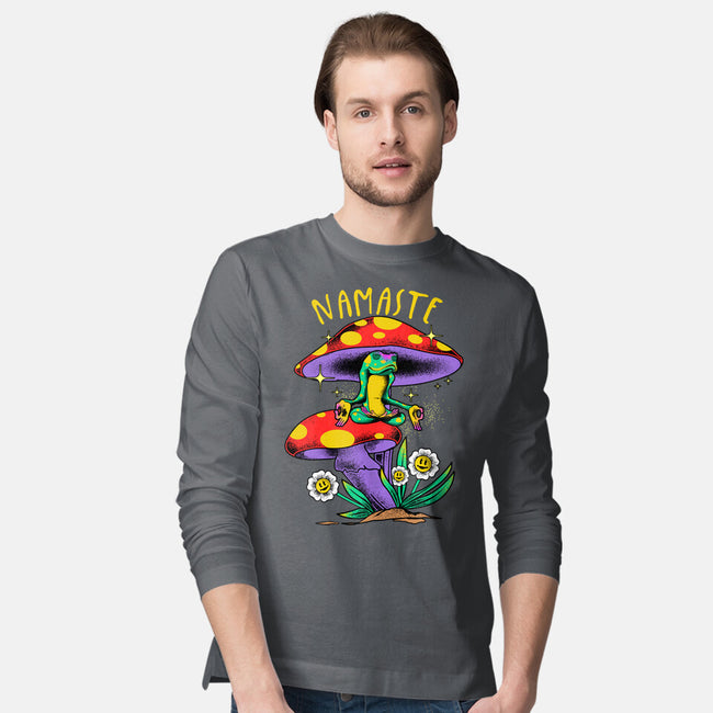 Namaste Meditation-Mens-Long Sleeved-Tee-heydale