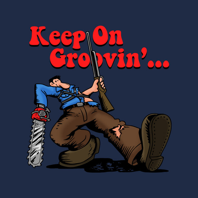 Keep On Groovin-Womens-Fitted-Tee-Boggs Nicolas