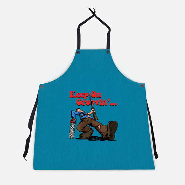 Keep On Groovin-Unisex-Kitchen-Apron-Boggs Nicolas