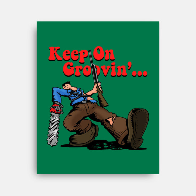 Keep On Groovin-None-Stretched-Canvas-Boggs Nicolas