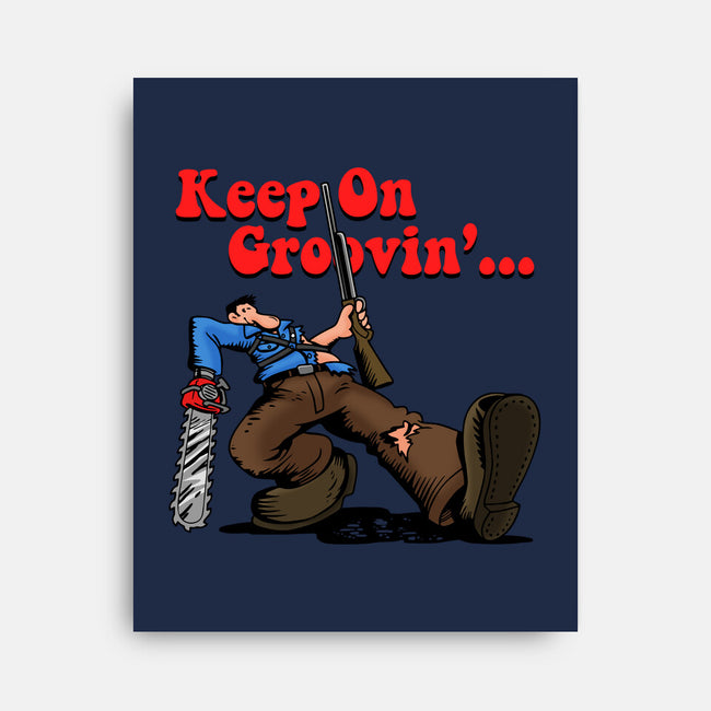 Keep On Groovin-None-Stretched-Canvas-Boggs Nicolas