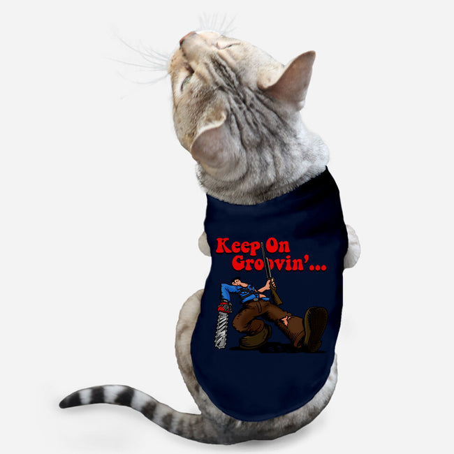 Keep On Groovin-Cat-Basic-Pet Tank-Boggs Nicolas