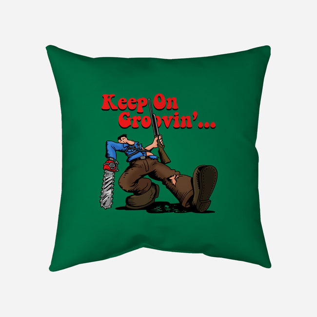 Keep On Groovin-None-Removable Cover-Throw Pillow-Boggs Nicolas