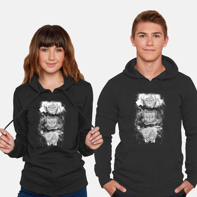 The Monster Trio-Unisex-Pullover-Sweatshirt-fanfabio