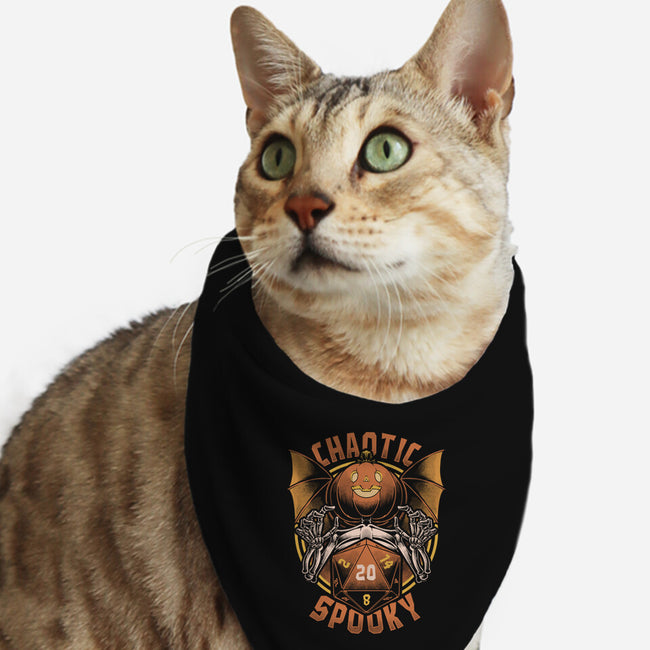 Chaotic Spooky Halloween RPG-Cat-Bandana-Pet Collar-Studio Mootant