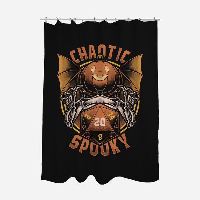 Chaotic Spooky Halloween RPG-None-Polyester-Shower Curtain-Studio Mootant