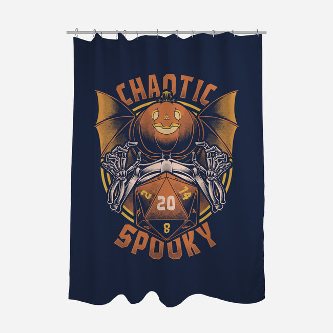 Chaotic Spooky Halloween RPG-None-Polyester-Shower Curtain-Studio Mootant