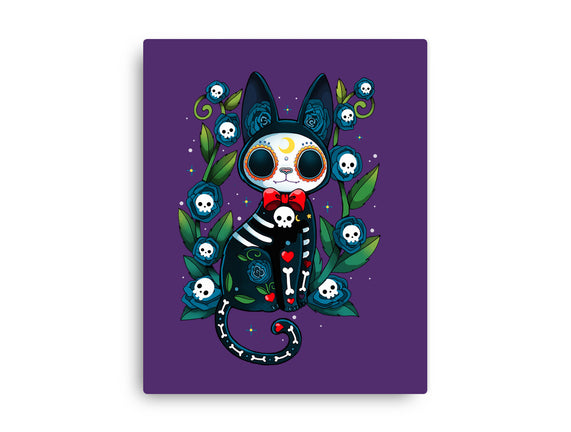 Halloween Skeleton Cat