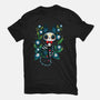 Halloween Skeleton Cat-Mens-Premium-Tee-Vallina84