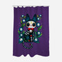 Halloween Skeleton Cat-None-Polyester-Shower Curtain-Vallina84