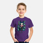 Halloween Skeleton Cat-Youth-Basic-Tee-Vallina84