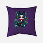 Halloween Skeleton Cat-None-Non-Removable Cover w Insert-Throw Pillow-Vallina84