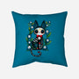 Halloween Skeleton Cat-None-Non-Removable Cover w Insert-Throw Pillow-Vallina84