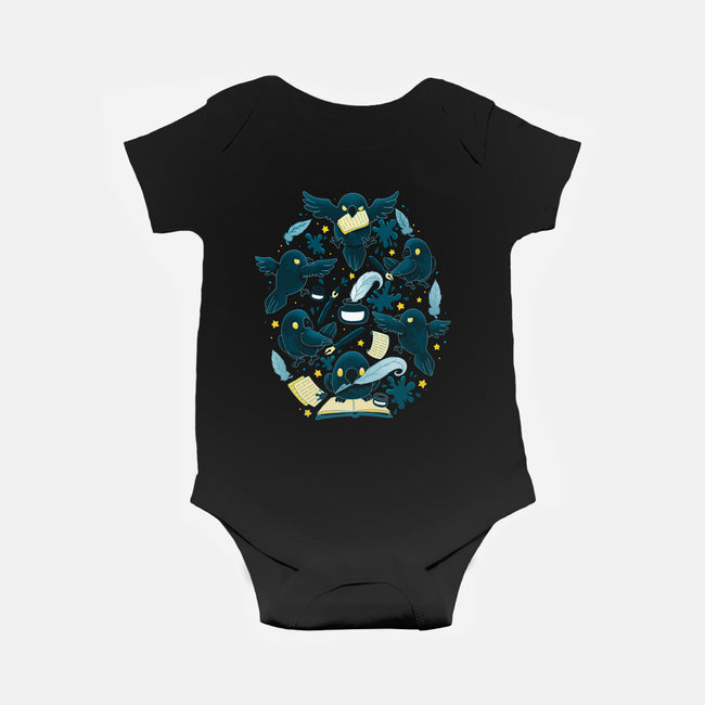 Never More Raven-Baby-Basic-Onesie-Vallina84