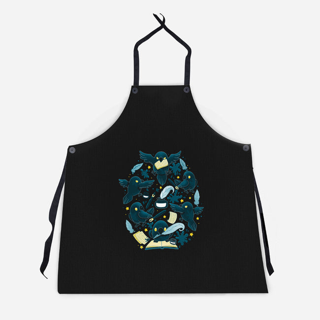 Never More Raven-Unisex-Kitchen-Apron-Vallina84