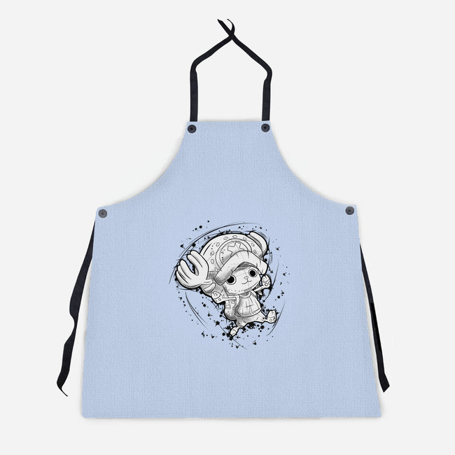 Nakama Sketch-Unisex-Kitchen-Apron-nickzzarto