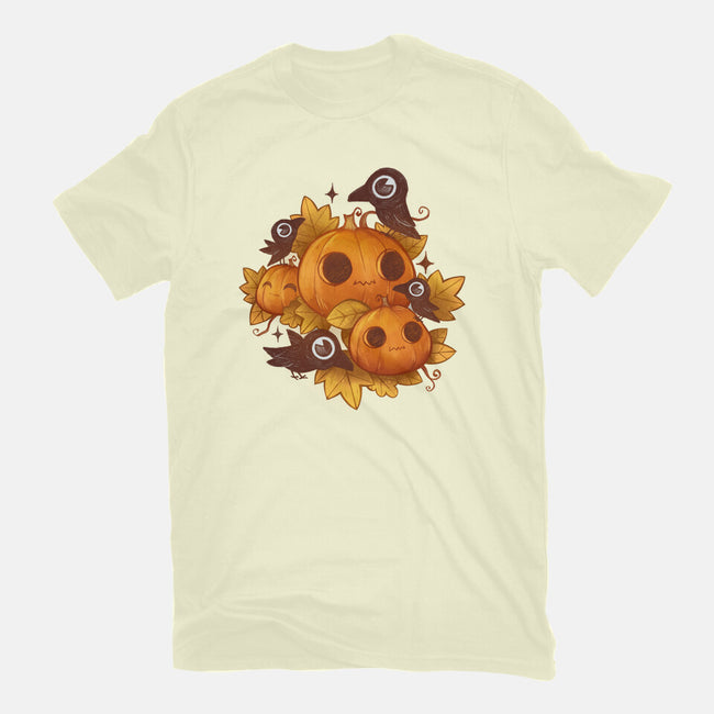 Pumpkins And Crows-Mens-Premium-Tee-ricolaa